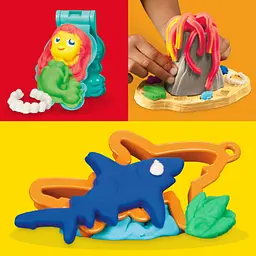 Набір для творчості Hasbro з масою для ліплення Play-Doh Вулканічна пригода зі скарбами (F8789) - мініатюра 7