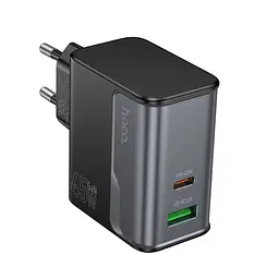 Зарядний пристрій HOCO CS74A Star Speed ​​PD45W+QC3.0 charger(EU) чорний