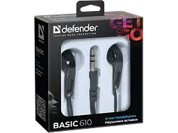 Навушники Defender Basic 610 Black - мініатюра 2