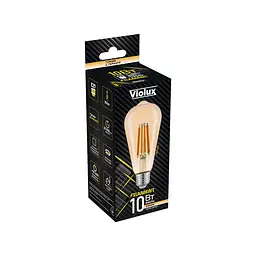 Лампа LED FILAMENT ST64 10W E27 2200K VIOLUX ( 836012 ) - мініатюра 2