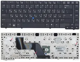 Клавіатура для ноутбука HP EliteBook 8440p, 8440w; Compaq 8440p, 8440w чорна