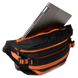Сумка Born TechTrail bag чорно-помаранчева - мініатюра 2