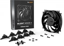 Вентилятор 120 мм, Silent Wings 4, Black, 120х120х25 мм be quiet! teh0028710 - мініатюра 5