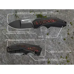 Ніж складаний Weknife Coral WE24044-3 - мініатюра 21