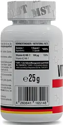 Вітаміни та мінерали MST Vitamin K2 MK7, 100 капсул - мініатюра 3
