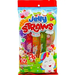 Желейки KioKio Straws Mix Fruit Pack 200 г (8997011280632)