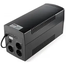 Пристрій безперебійного живлення Vinga LED 1500VA plastic case (VPE-1500P) - мініатюра 5