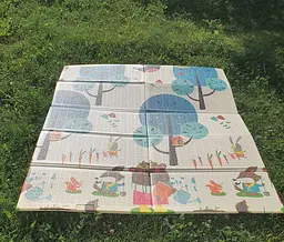 Килимок ігровий (ТЕРМО) 2-х сторонній EVA B-40096 180х150х0.8см, в сумці - мініатюра 2