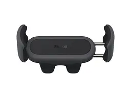 Автомобільний тримач BASEUS Steel Cannon 2 Air Outlet Car Mount Black (SUGP000001) - мініатюра 3
