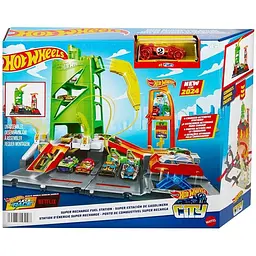 Ігровий набір Hot Wheels Заправна станція для суперзарядки (HTN79) - мініатюра 5