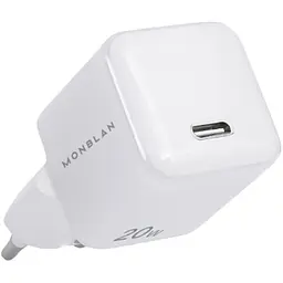 Мережевий зарядний пристрій Monblan G2 Crystal Series 20W USB-C White [160739]