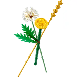 Конструктор LEGO Botanicals Польові квіти 77 деталей (30701) - мініатюра 4