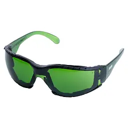 Окуляри захисні Sigma з обтюратором Zoom anti-scratch, anti-fog зелені 9410881