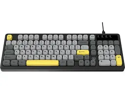 Клавіатура Ajazz AF98 Black USB-C Black Gray Yellow (AF98-BGY) - мініатюра 4