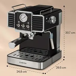Кавоварка Klarstein Gusto Classico 1350 Вт (10035564) - мініатюра 2
