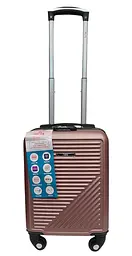 Валіза Easy Move 002 mini XS ABS 40x30x20 см Рожеве золото - мініатюра 7