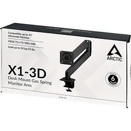Кронштейн для монітора Arctic X1-3D Black [AEMNT00062A] [109025] - мініатюра 8