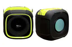 Колонка акумуляторна бумбокс Bluetooth мінідинамік FM приймач радіоприймач USB та LED підсвічування UKC SY-308 6426