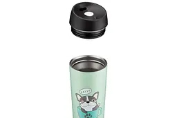 Термокухоль Ardesto Coffee time Frenchie 450 мл Зелений AR2645DG - мініатюра 5