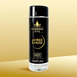 Масажне масло Hot Massage Oil Amber Musk, 100 мл
