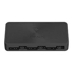 Комплект вентиляторів APNX FP1-120 ARGB Black - 3 Pack (APF3-PF11257.11) - мініатюра 7
