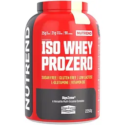 Протеїн Nutrend Iso Whey ProZero, 2.25 кг - Печиво-крем