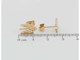 Сережки Xuping TTM Stainless Steel колір 18К пусети "Герб України" (174158) - мініатюра 2