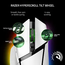 Комп'ютерна миша Razer Basilisk V3 Pro RGB USB-A/WL/BT білий teh0014037 - мініатюра 7