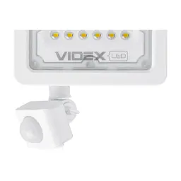 Прожектор Videx LED 10W 5000K з датчиком руху (VL-F2e105W-S) - мініатюра 3