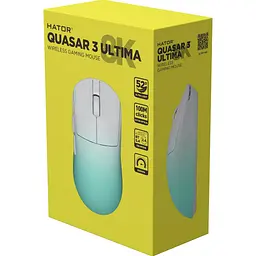 Миша Hator Quasar 3 Ultima 8K Wireless White/Mint (HTM761) [177415] - мініатюра 7