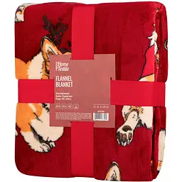 Плед Ardesto Flannel 160х200 см 100% поліестер різдвяні коргі pbe0050469