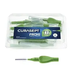 Міжзубний йоржик Curasept Proxi T17cone, ISO5 (1.7 мм, зелений), 25 шт