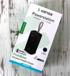 Зовнішній акумулятор 60000 mAh Kensa KP-46 - мініатюра 6