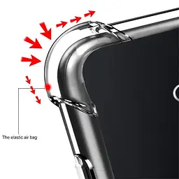 TPU чохол GETMAN Ease logo посилені кути Full Camera для Realme 9 Pro Безбарвний (прозорий) - мініатюра 8