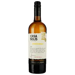 Вино Casa Solis Chardonnay біле сухе 12.5%, 0.75 л