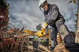 Пила ланцюгова акумуляторна 18В шина 30см 3/8" без АКБ та ЗП DeWALT teh0016710 - мініатюра 2