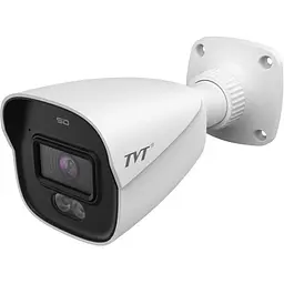 IP-відеокамера 8Mp TVT TD-9481S4L-C(D/PE/AW2) White f=2.8mm, ІЧ+LED-підсвічування, з мікрофоном (77-00475)