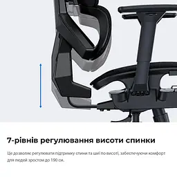 Ігрове крісло Anda Seat X-Air Mega Size XL Mesh Gray (AD-WY-01-GGF) - мініатюра 12