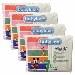 Підгузники Babylove Premium 7 xxl (16+ кг) 120 шт