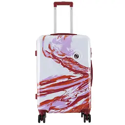 Валіза Semi Line 24" (M) White/Red Print (T5654-2) - мініатюра 2