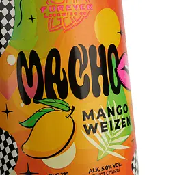 Пиво Forever Macho Mango Weizen світле пшеничне нефільтроване 0.5 л - мініатюра 3