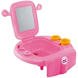 Умивальник із безпечним дзеркалом OK Baby Space рожевий (38199900/66)