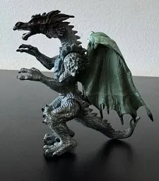Фигурка Воинственный дракон зелёный, Dino Toys - миниатюра 3