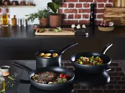 Сковорода Tefal Hard Titanium On 28 см (G2880632), з тришаровим титановим антипригарним покриттям Titanium 3Х - мініатюра 10