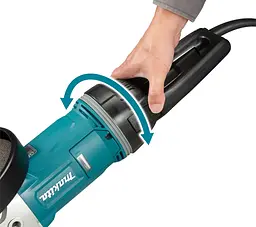 Шліфмашина кутова мережева Makita GA9071X1 (230 мм, 2800 Вт, 6600 об/хв, AFT) - мініатюра 7