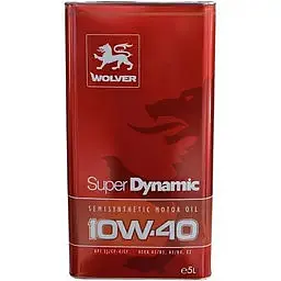 Автомобільна моторна олива WOLVER Super Dynamic 10W-40 5л