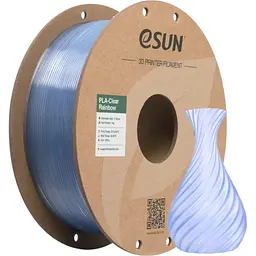 Пластик для 3D-принтера eSUN PLA Clear Rainbow 1,75mm 1kg Blue-Crystal (PLA-CLRB175O-CB1P1) - мініатюра 4
