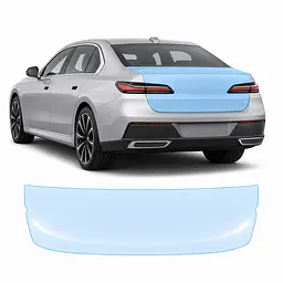 Антигравійна захисна бронеплівка за лекалами для BMW i7 G70 2022- зона кришки багажника