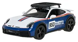 Машинка Porsche 911 Dakar Performance синьо-білий RASTAR модель 1:14 Автомобіль на дистанційному керуванні + пульт - мініатюра 4