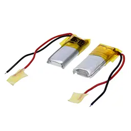 Акумулятор 380821P універсальний з контролером, 3,8 х 08 х 21 мм (35 mAh)/ для TWS навушників, bluetooth гарнітур, MP3 плеєрів - мініатюра 2